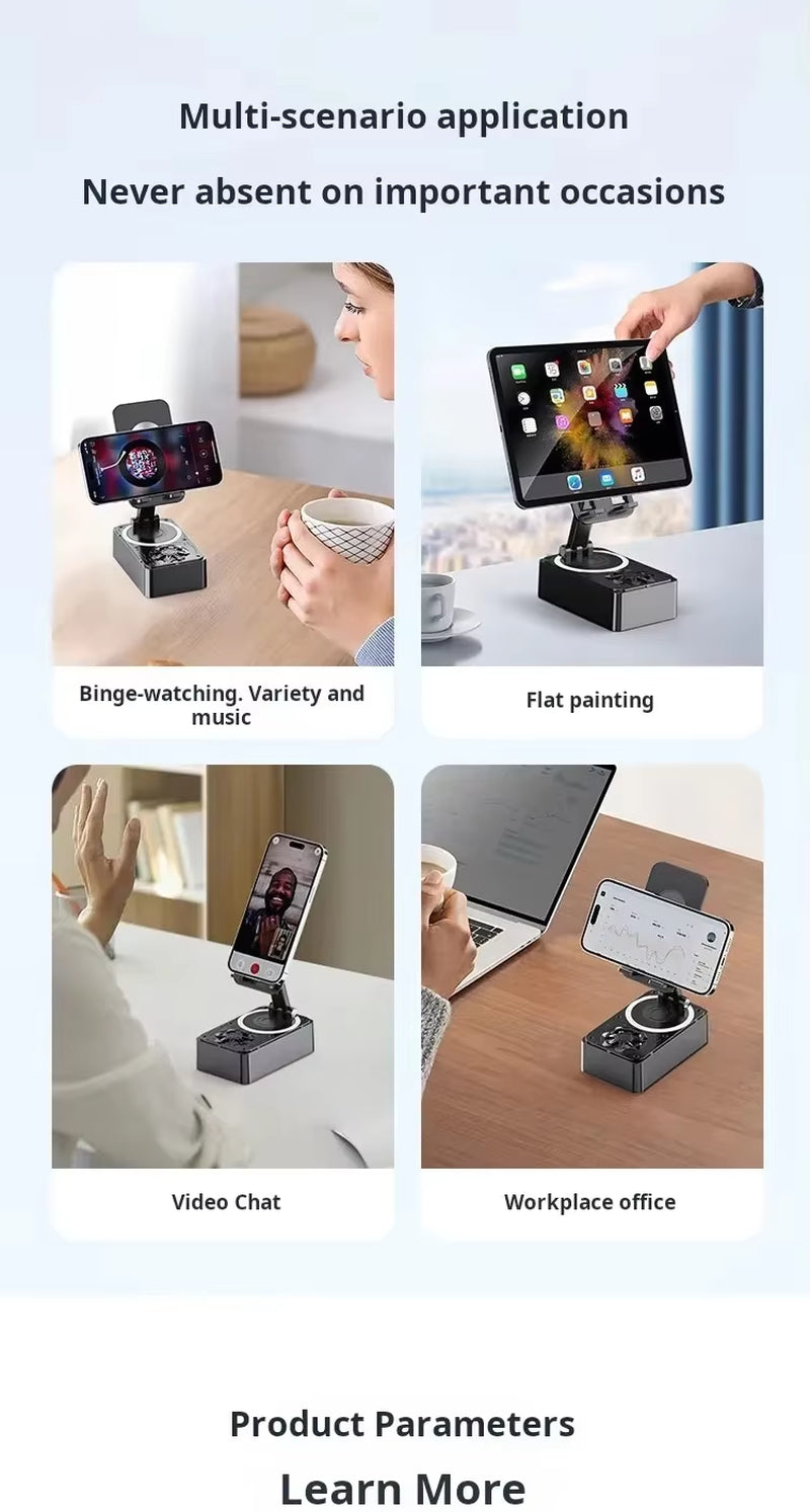 Bluetooth Speaker Adjustable Desktop Live Lazy Tablet Bracket Support Portable Wireless Speakernew Cell Phone Holder Stand